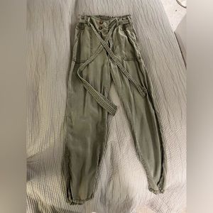 Olive green pants